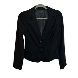Speak 2 Me Vintage Y2K Black Blazer